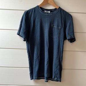 Jungmaven Baja Pocket T. size s (men’s) blue stripes.